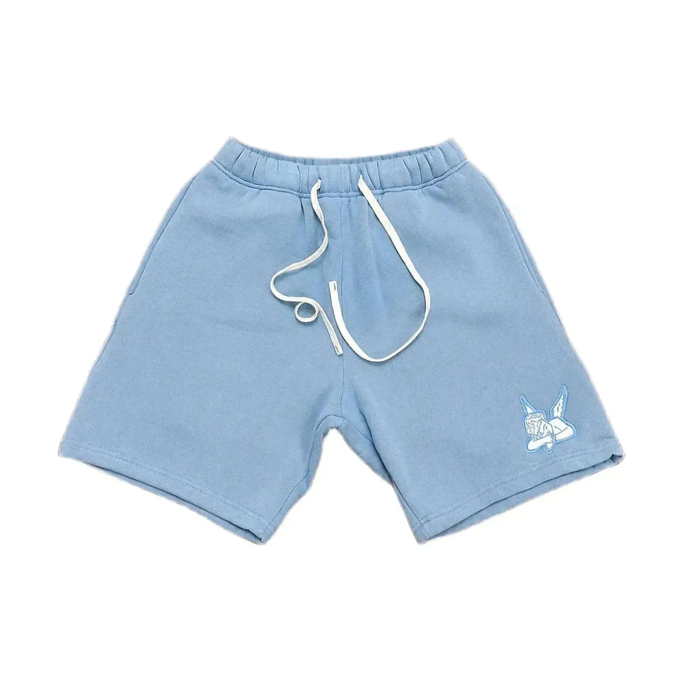 Saint Heavyweight Fleece Shorts White/Blue