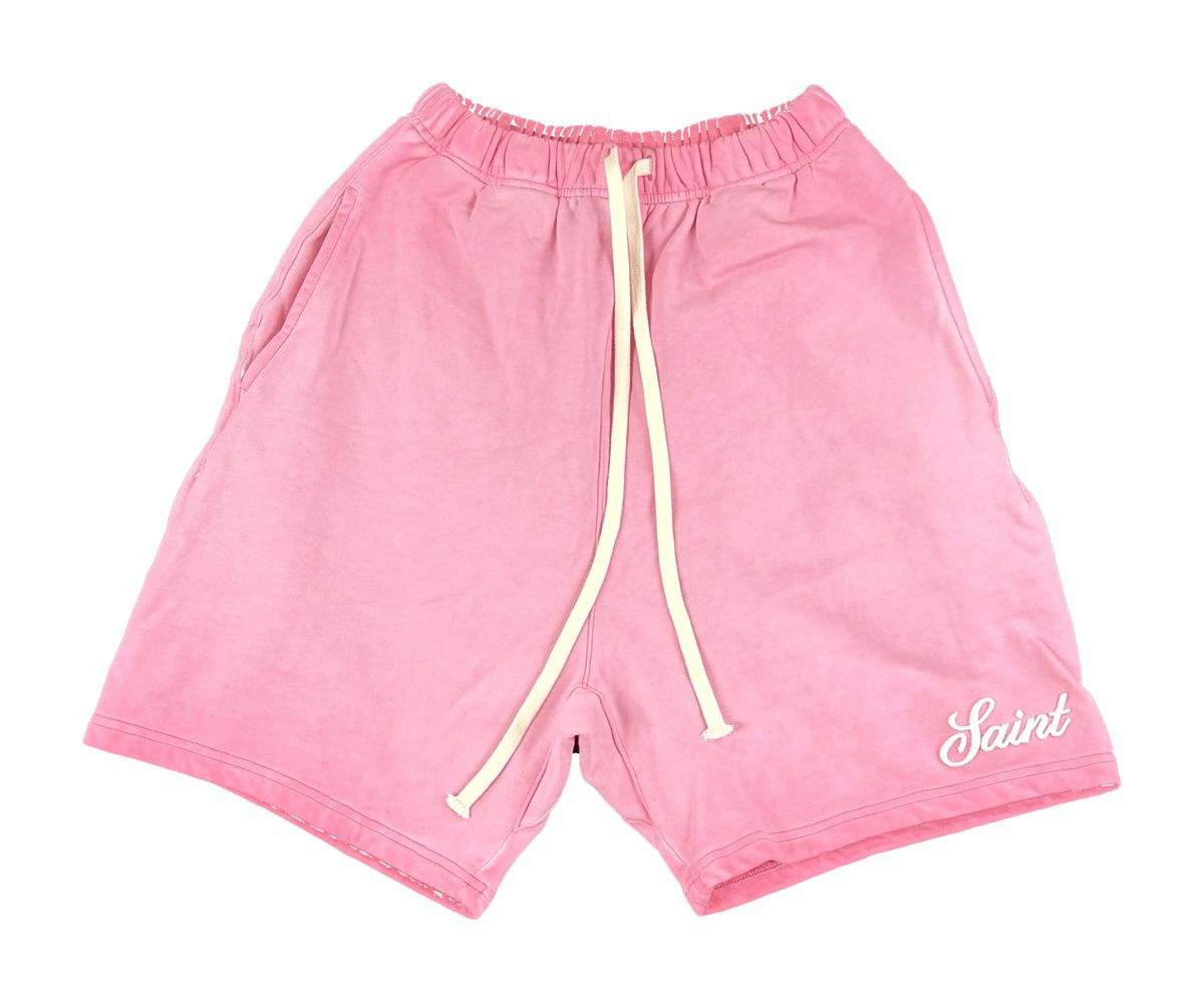 Saint Heavyweight Shorts Washed Pink