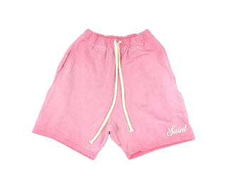 Saint Heavyweight Shorts Washed Pink