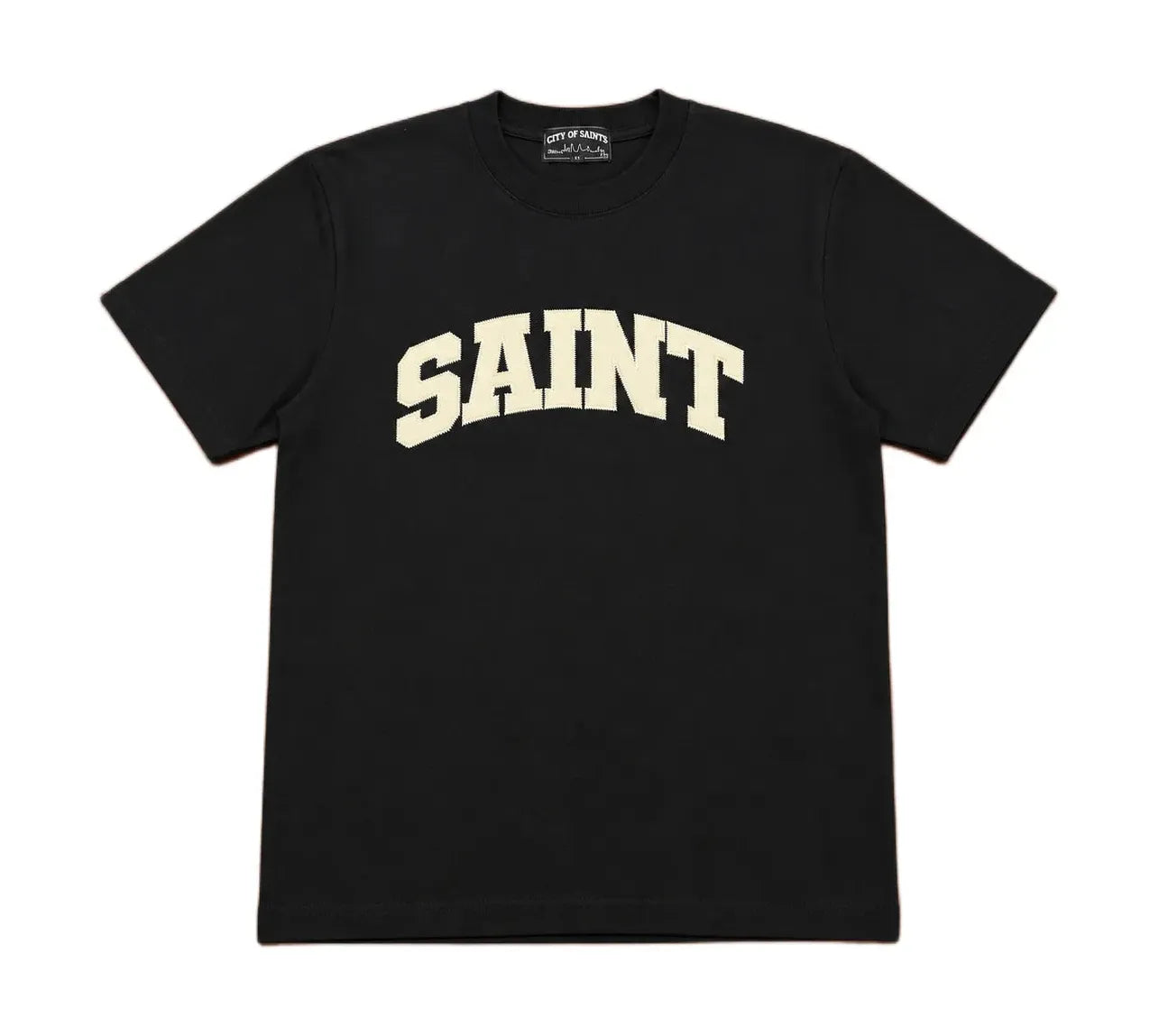 Saint Heavyweight Thick Cream/Black T-Shirt