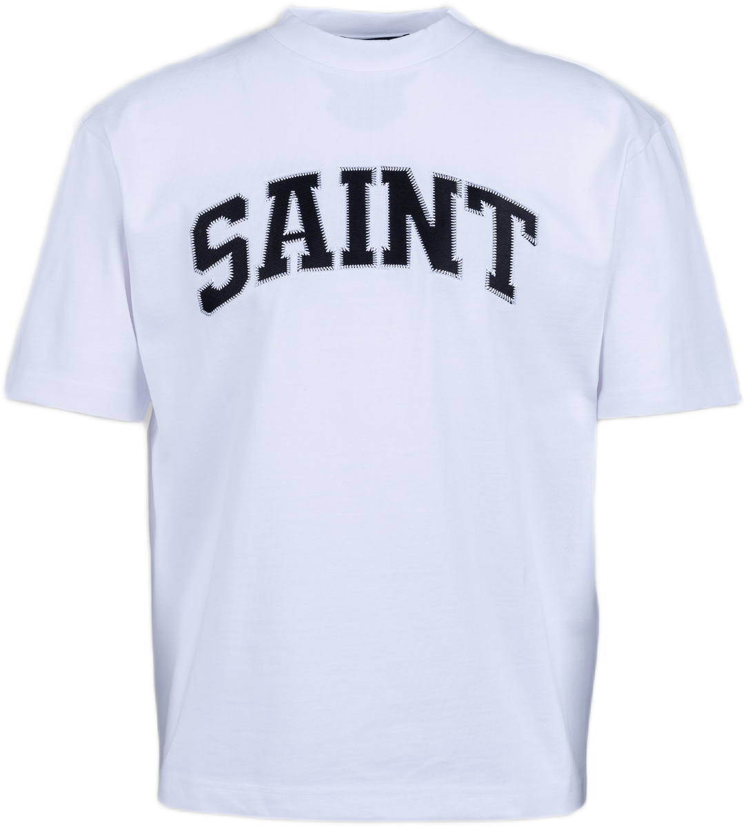 Saint Heavyweight Thick White/Black T-Shirt