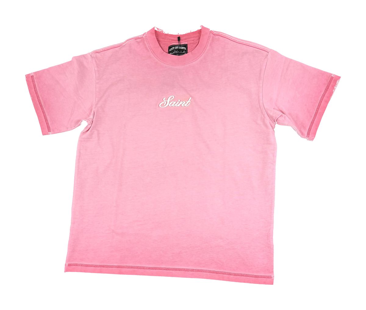 Saint Heavyweight Washed Pink T-Shirt