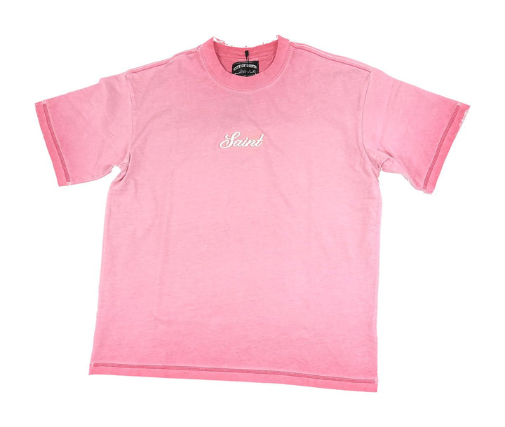 Saint Heavyweight Washed Pink T-Shirt