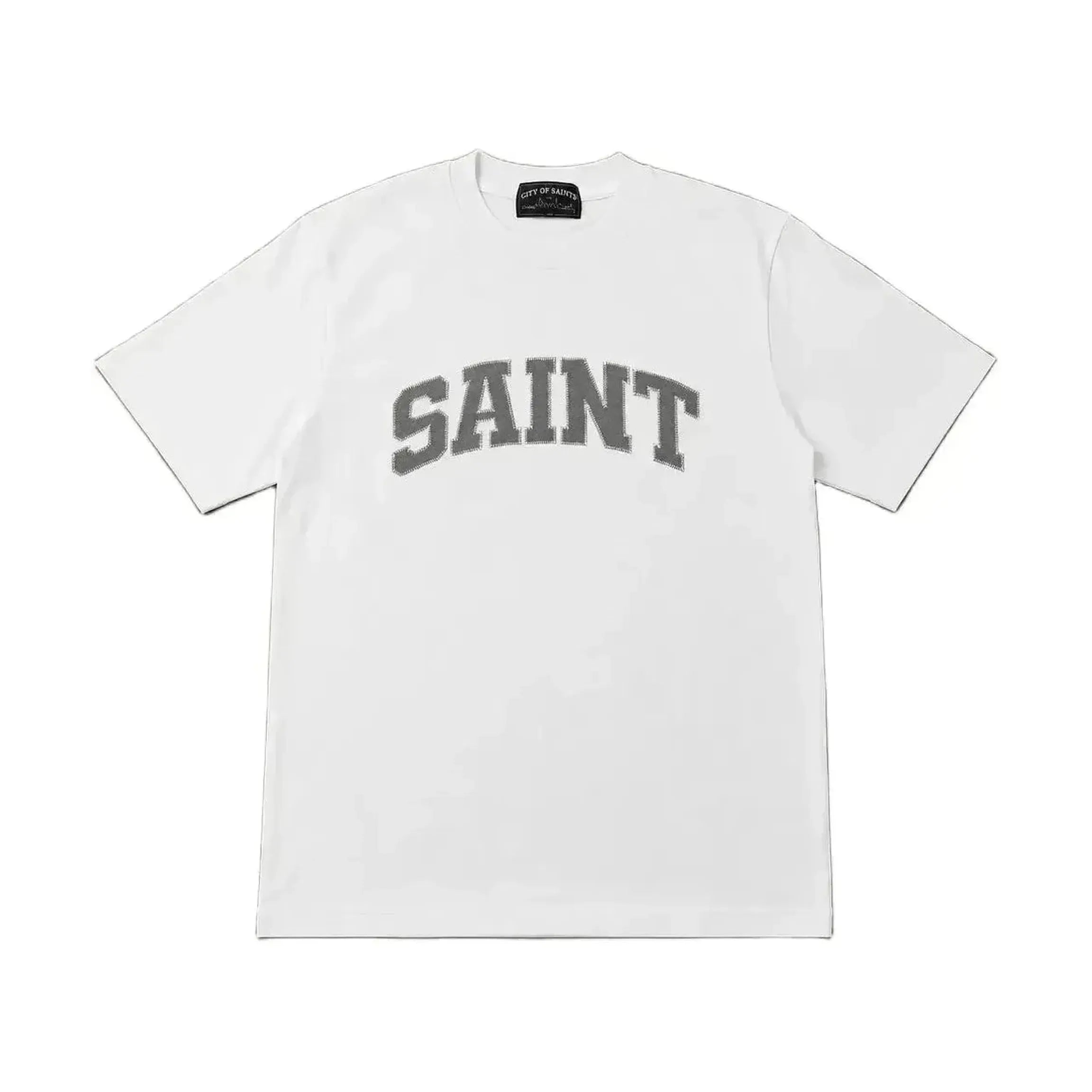 Saint Heavyweight White/Grey T-Shirt