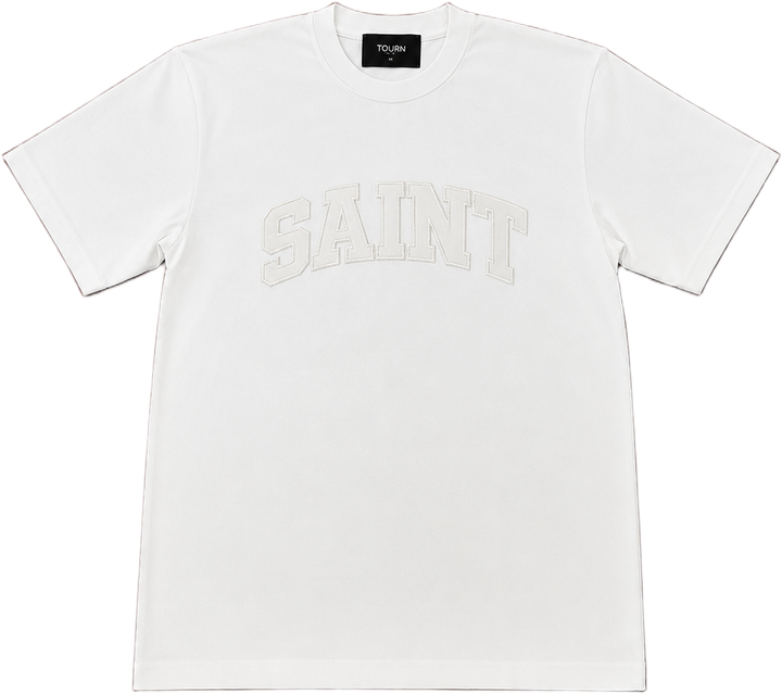 Saint Heavyweight White/White T-Shirt