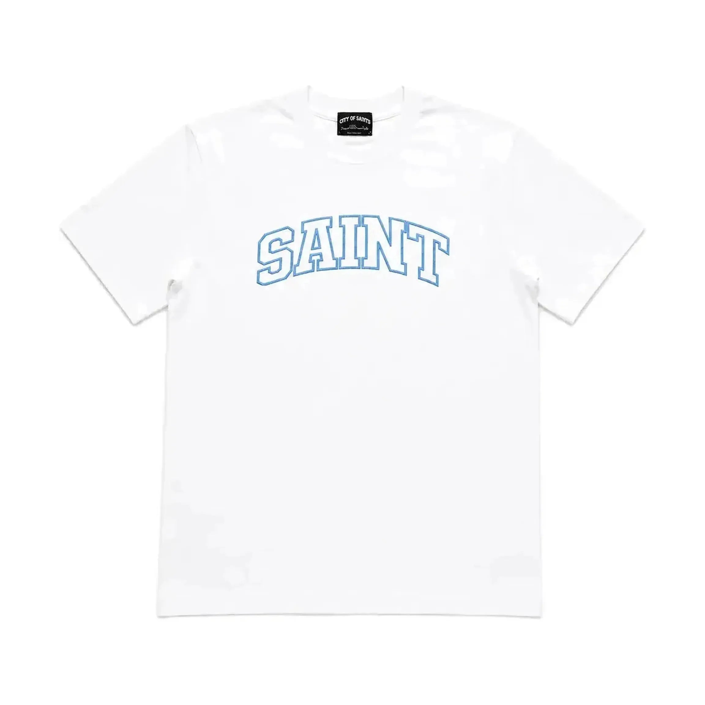 Saint Heavywheight White/Blue T-Shirt