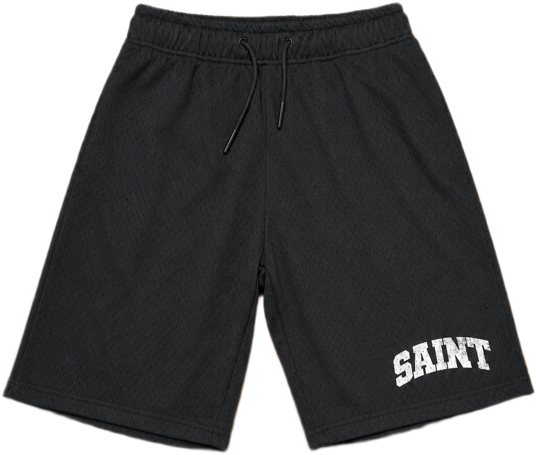 Saint Mesh Black/White Shorts