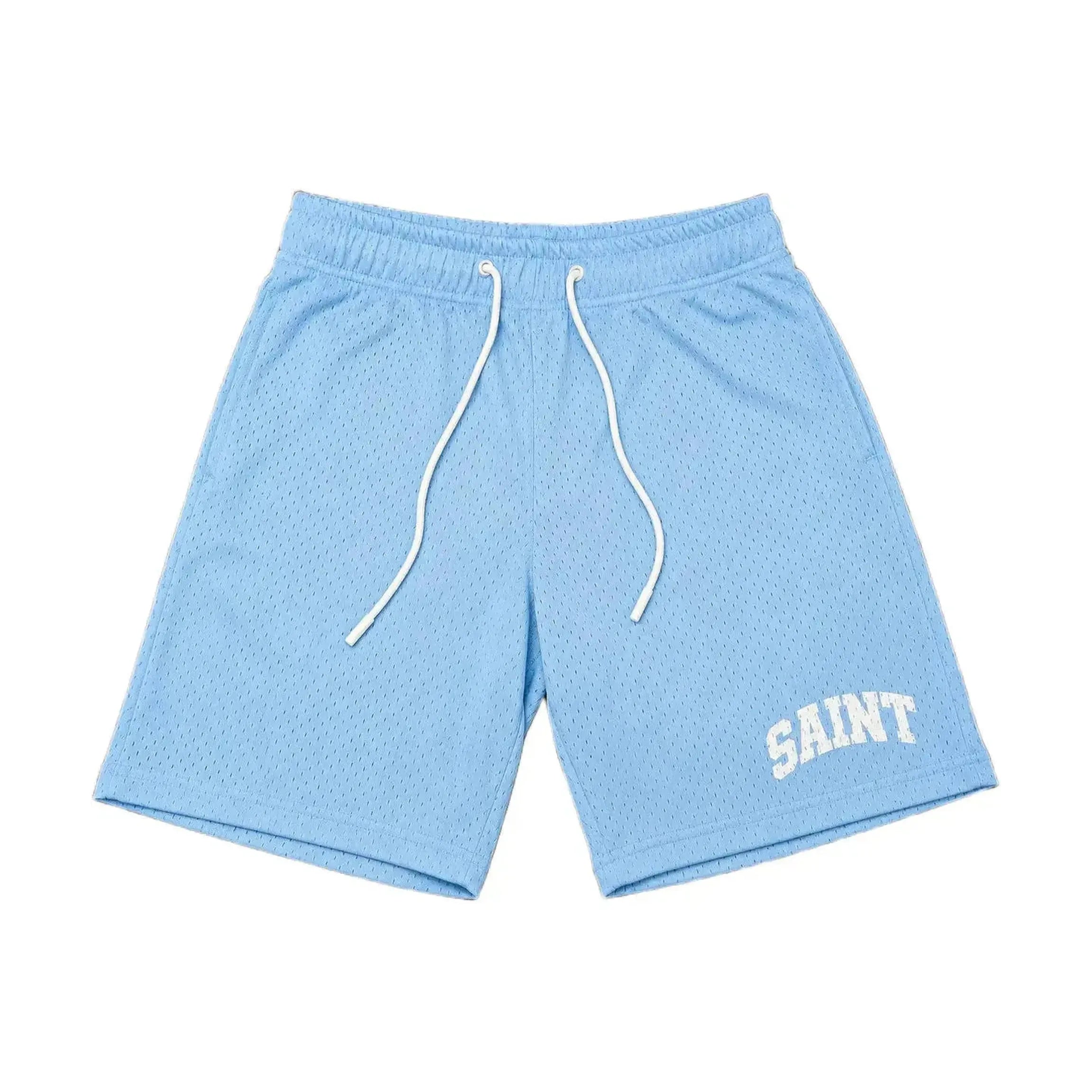 Saint Mesh White/Blue Shorts