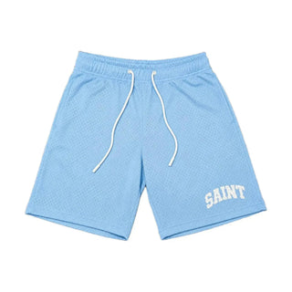 Saint Mesh White/Blue Shorts