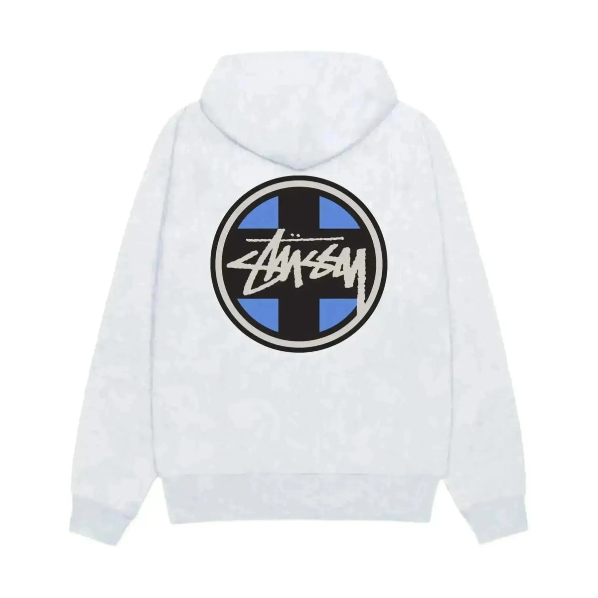 Stussy Cross Dot Hoodie Ash Heather