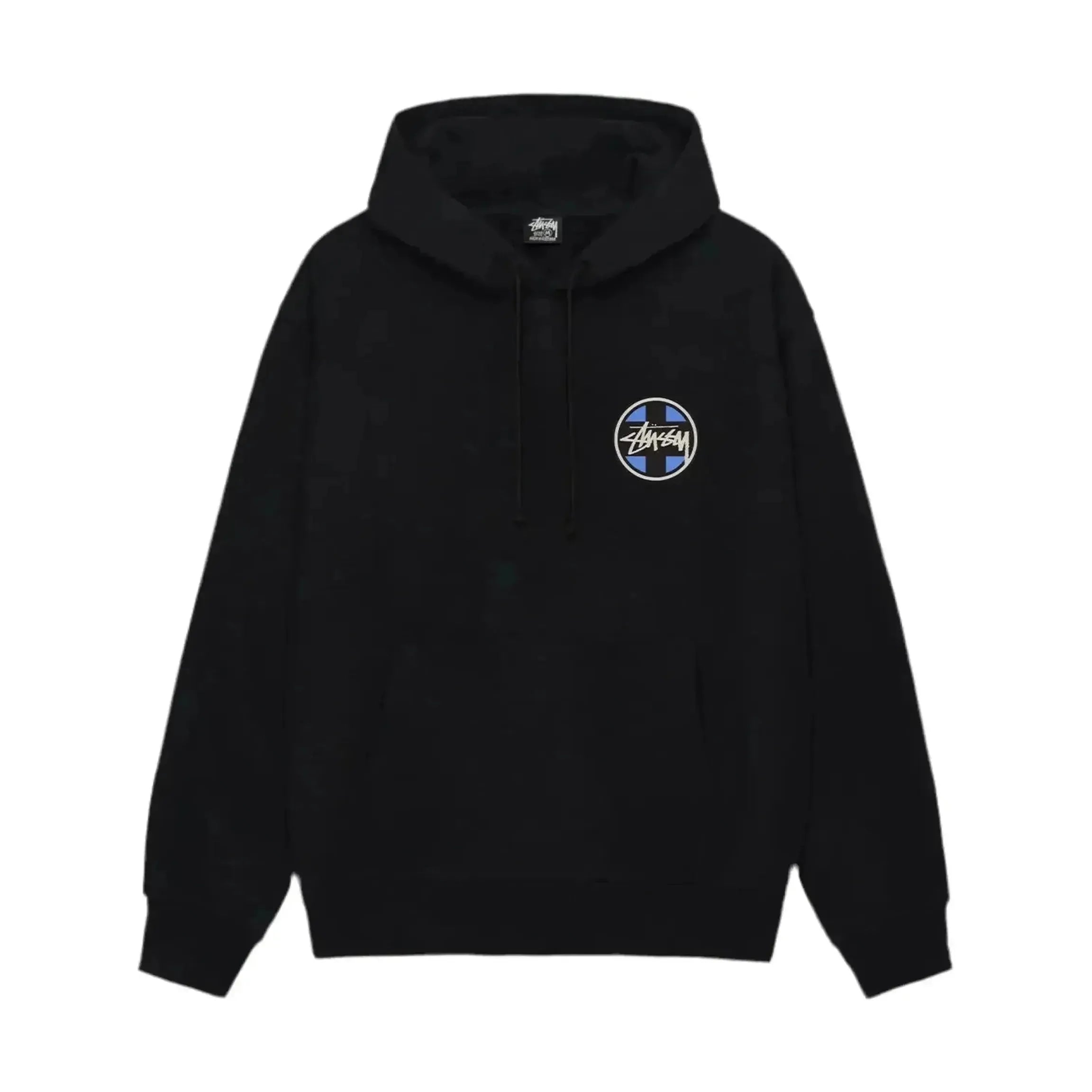 Stussy Cross Dot Hoodie Black