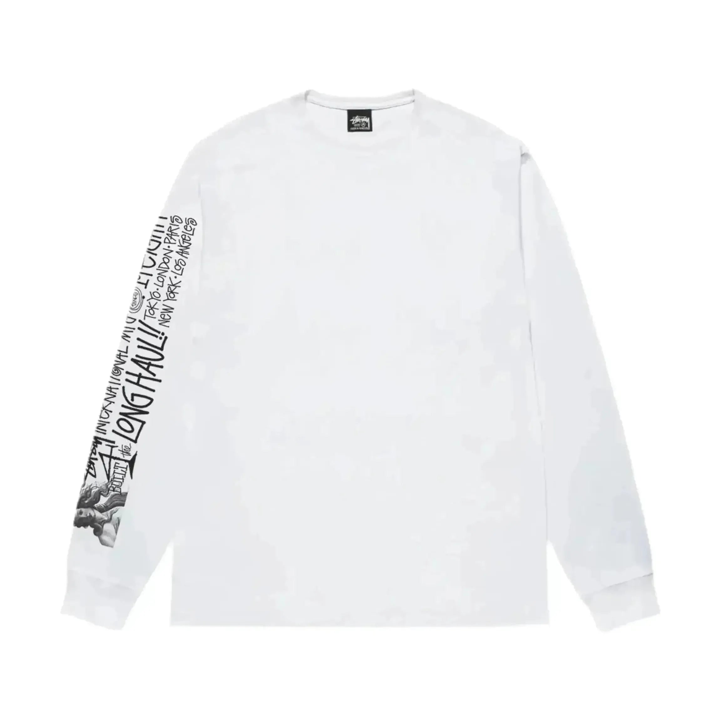 Stussy Long Haul LS T-Shirt White