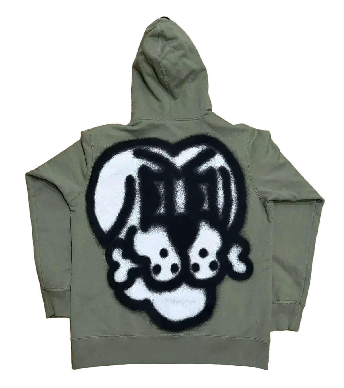 Supreme Bone Zip Up Olive