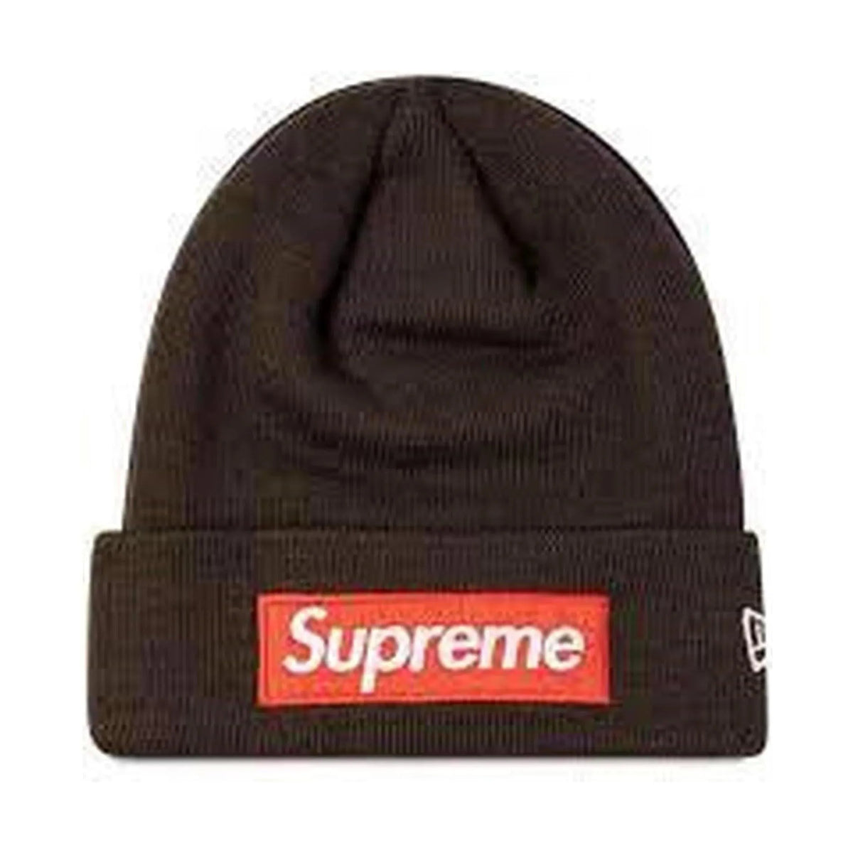 Supreme Brown New Era Box Logo Beanie