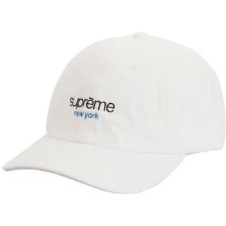 Supreme Classic Logo 6-Panel White