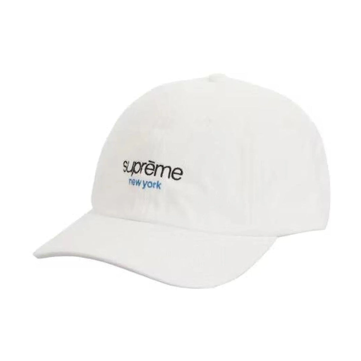 Supreme Classic Logo 6-Panel White
