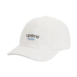 Supreme Classic Logo 6-Panel White