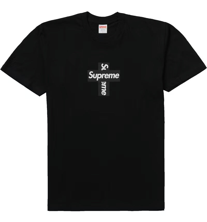 Supreme Cross Box Logo Tee Black