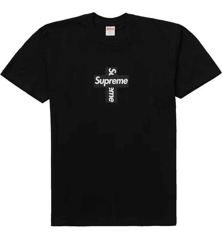 Supreme Cross Box Logo Tee Black