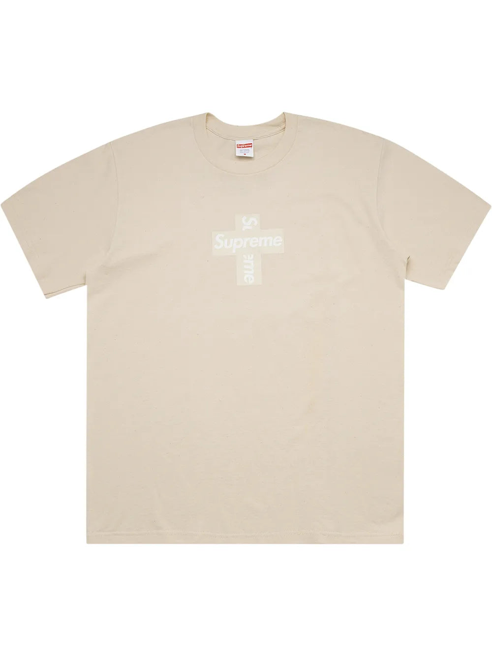 Supreme Cross Box Logo Tee cream