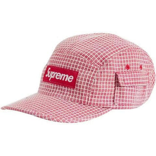 Supreme Denim Ripstop Camp Cap Red