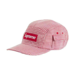 Supreme Denim Ripstop Camp Cap Red