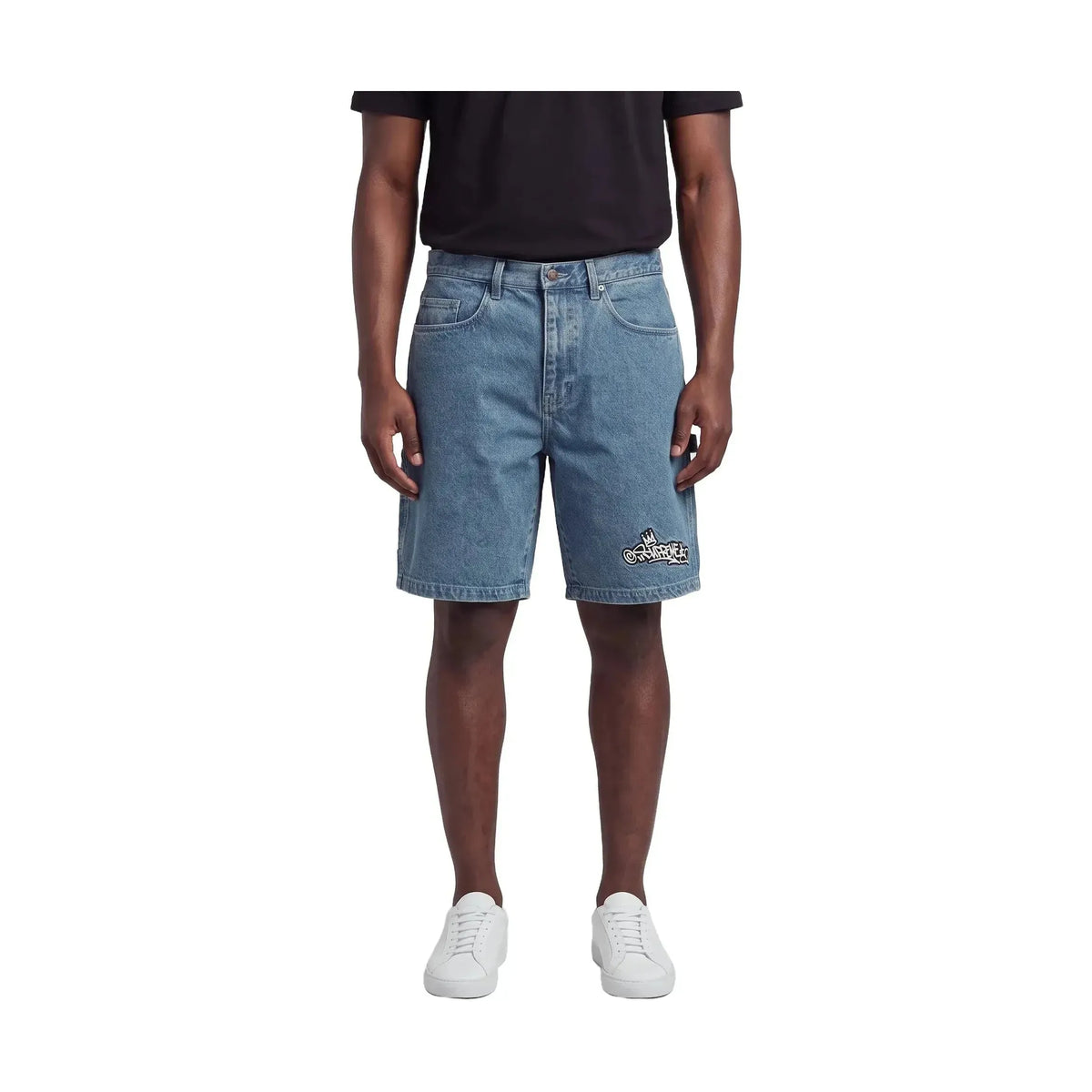 Supreme Handstyle Denim Painter Short 'Blue'