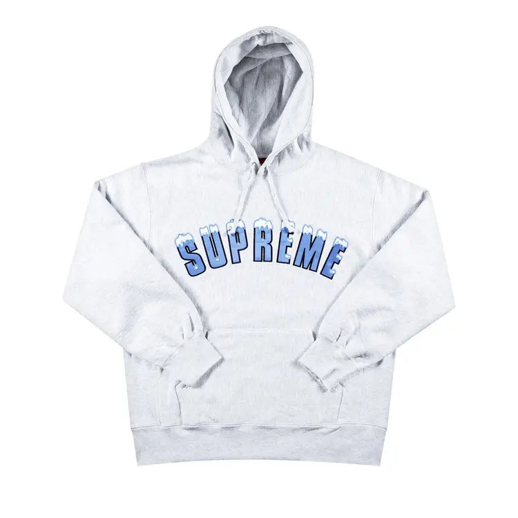 Supreme Icy Arc Hooded Sweatshirt Ash Grey