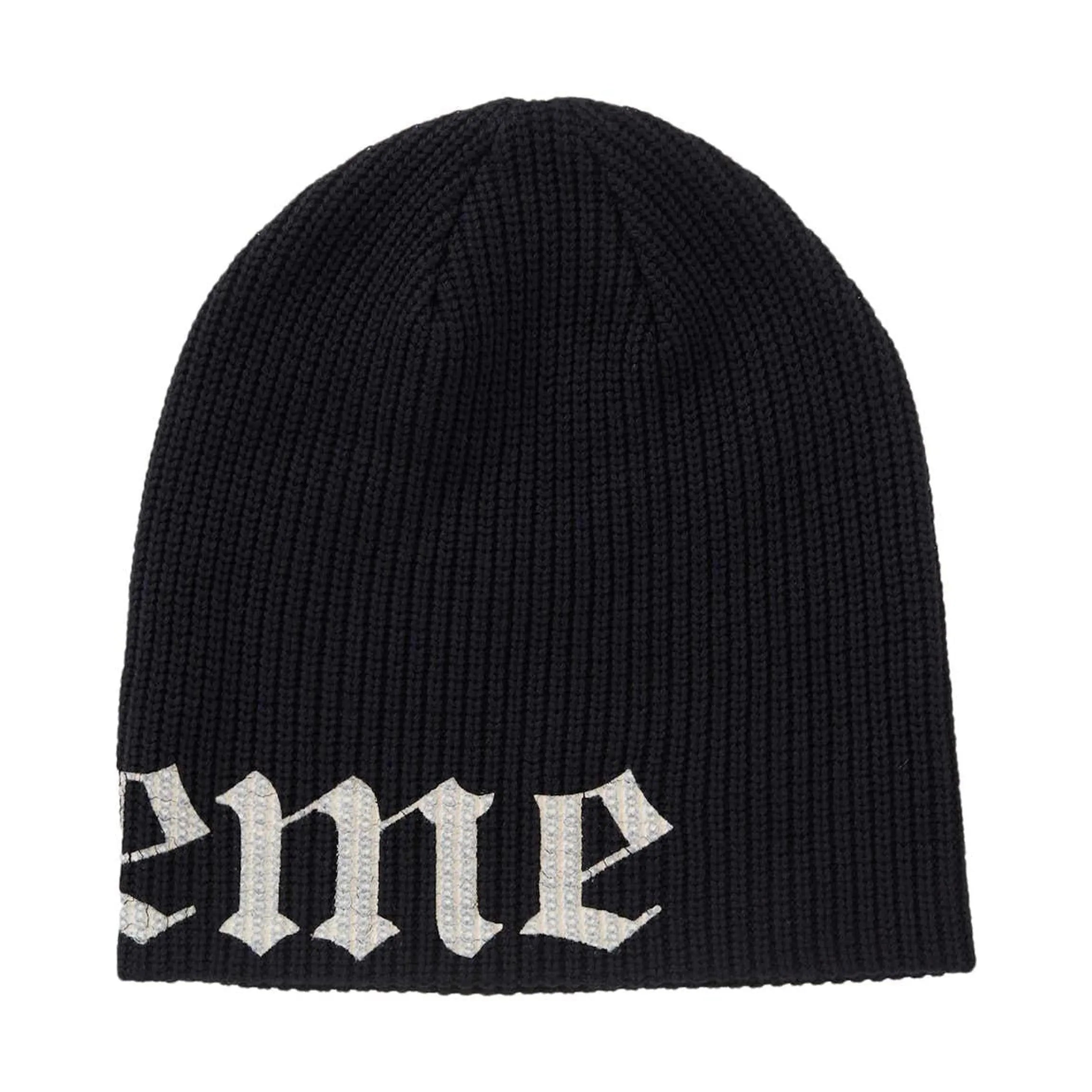 Supreme Old Beanie Printed Beanie Black