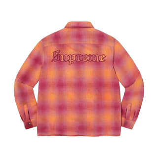 Supreme Shearling-Lined Flannel Shirt