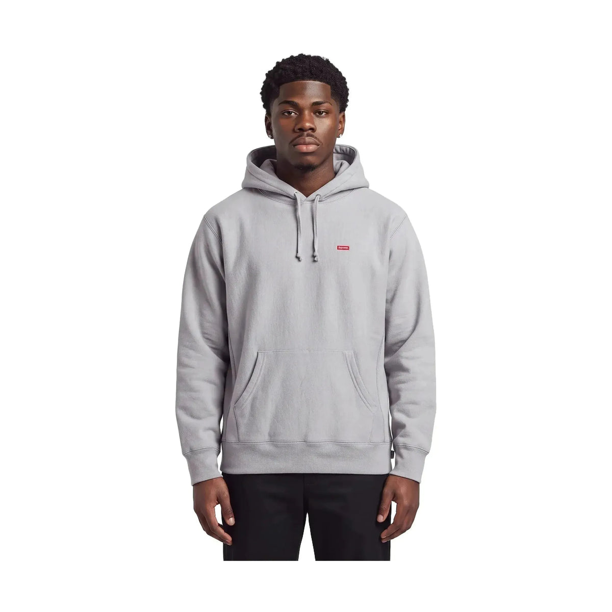 Supreme Small Box Hooded Sweatshirt 'Grey'