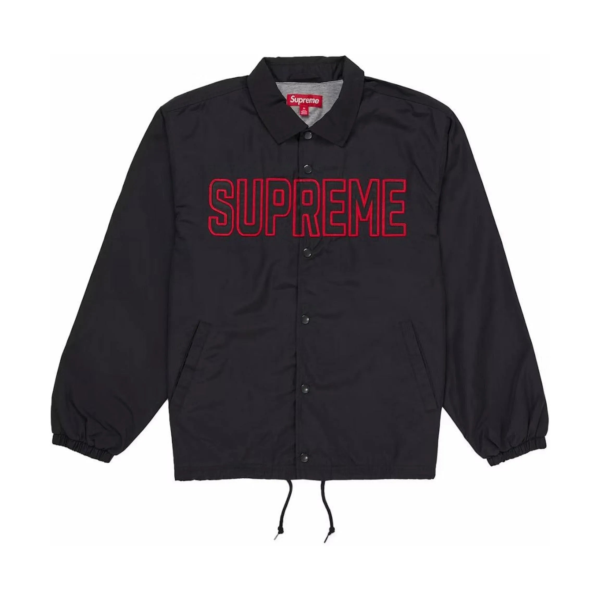 Supreme Spellout Coaches Jacket Black