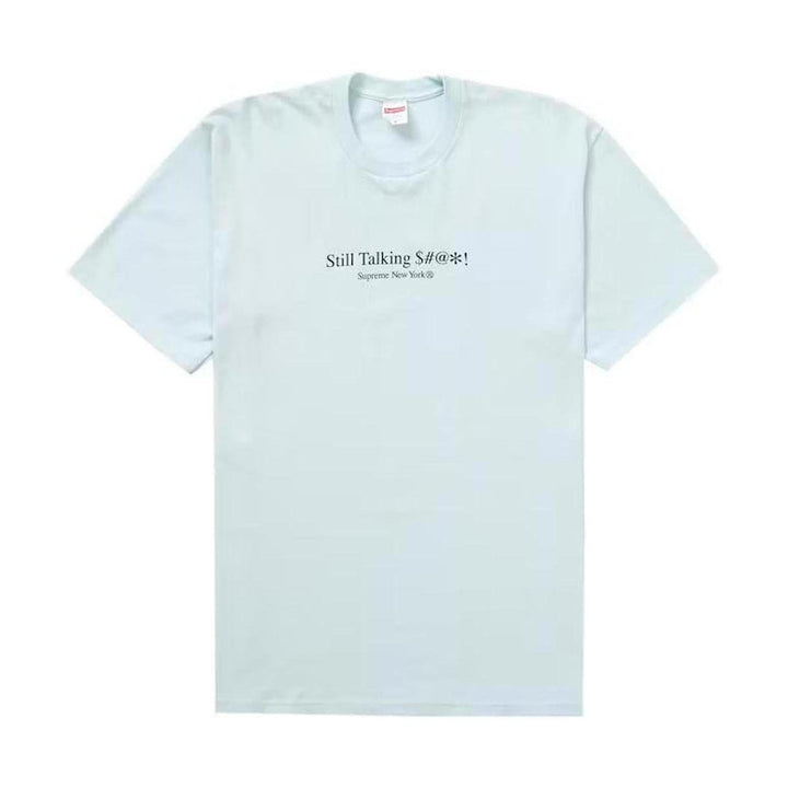 Supreme Still Talking Tee Pale Blue