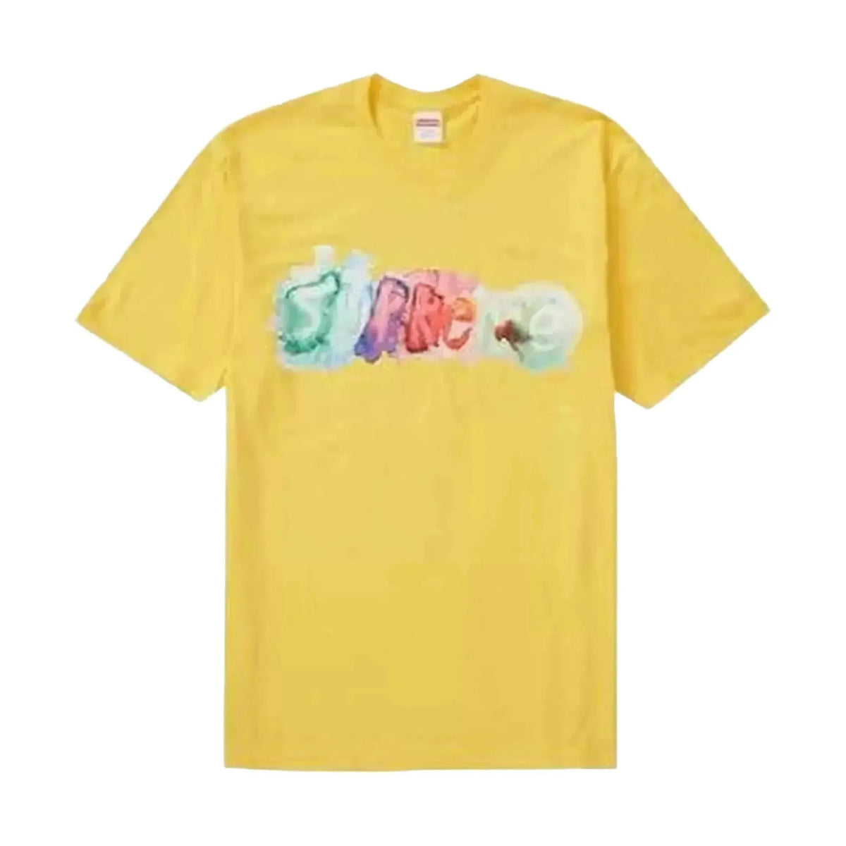 Supreme Watercolor Tee Yellow