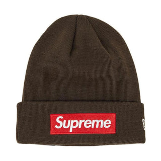 Supreme x New Era Box Logo Beanie 'Brown'