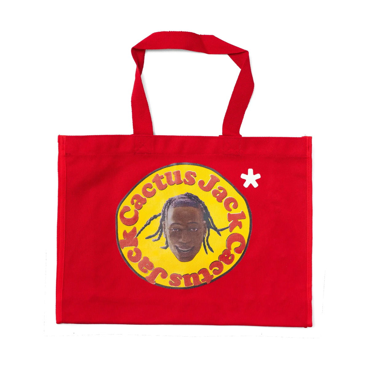 TRAVIS SCOTT CPFM MCDONALD'S 60 SECONDS TOTE BAG RED