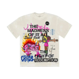 Travis Scott Utopia x St Michael 3A Tee White