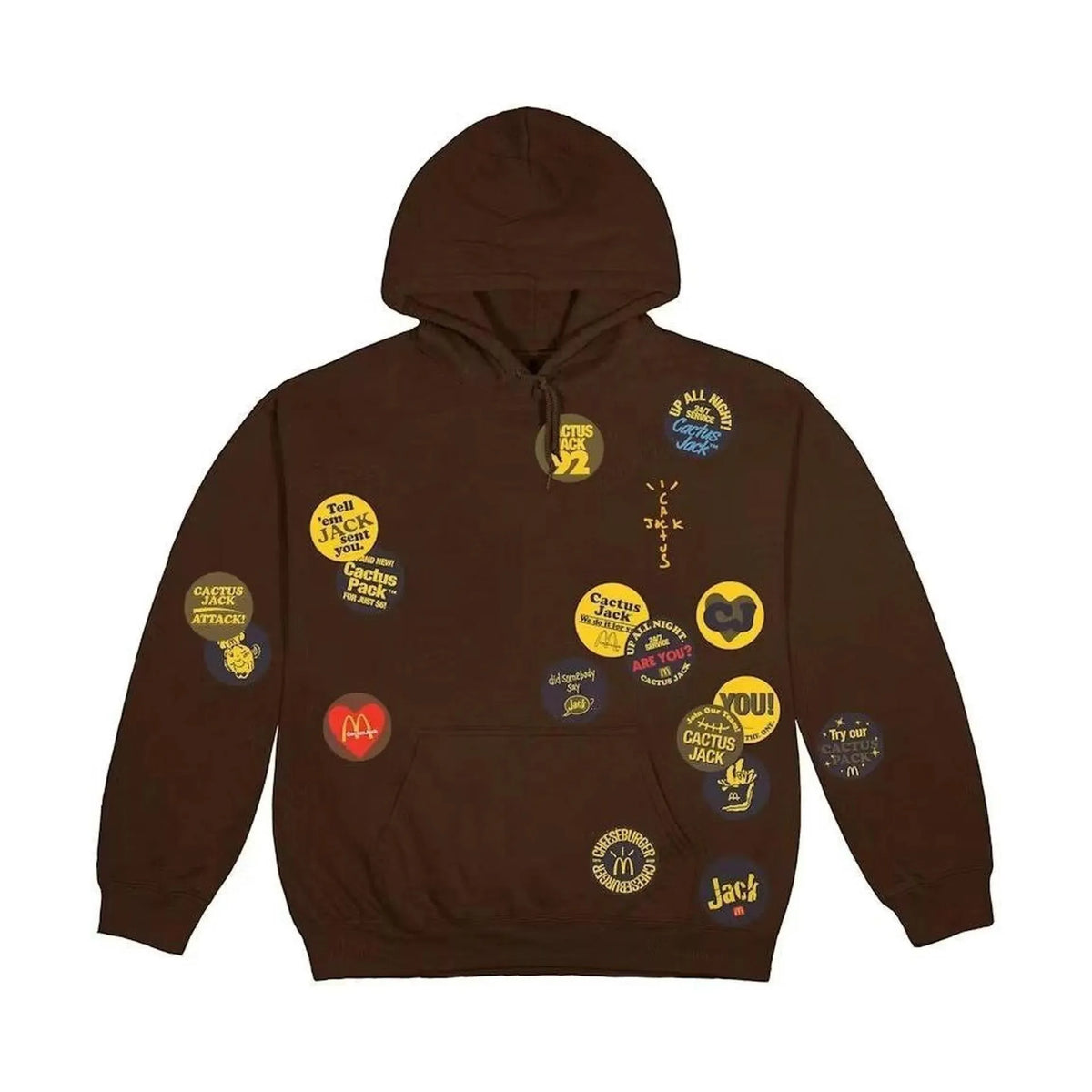 Travis Scott x McDonald's Sticker Bomb Hoodie