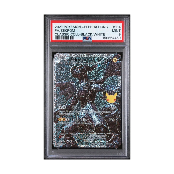 Zekrom 114/114 Full Art - Pokémon Celebrations Classic Collection PSA 9 MINT