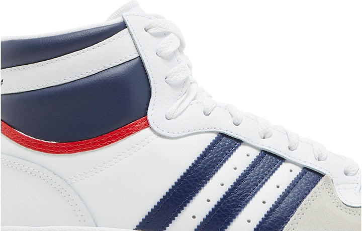 adidas Top Ten Hi White Navy Red