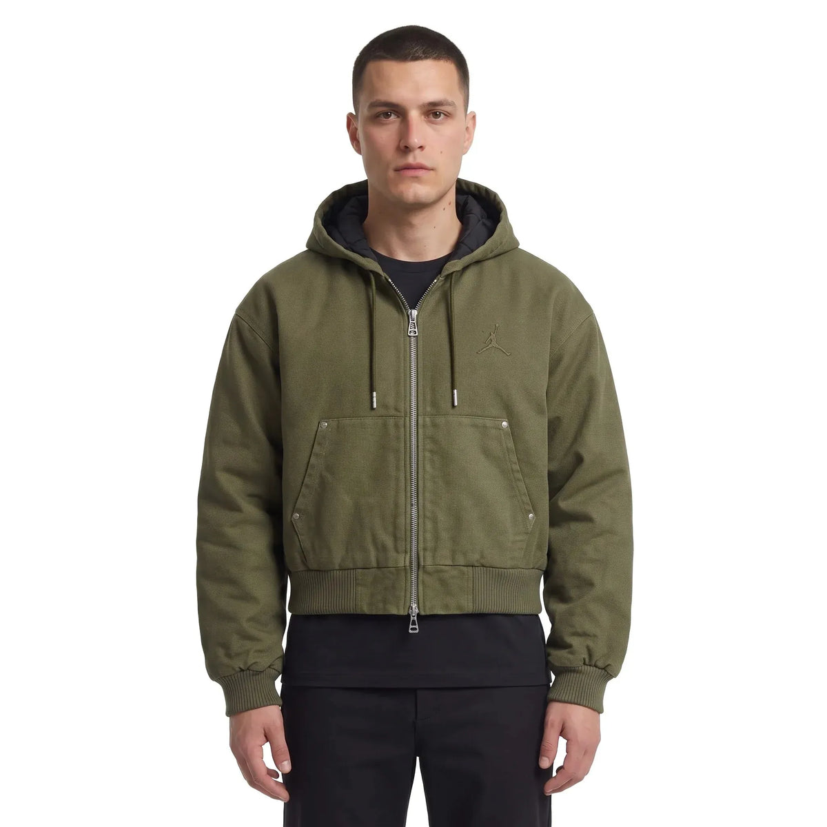 Air Jordan x Travis Scott Canvas Jacket Olive