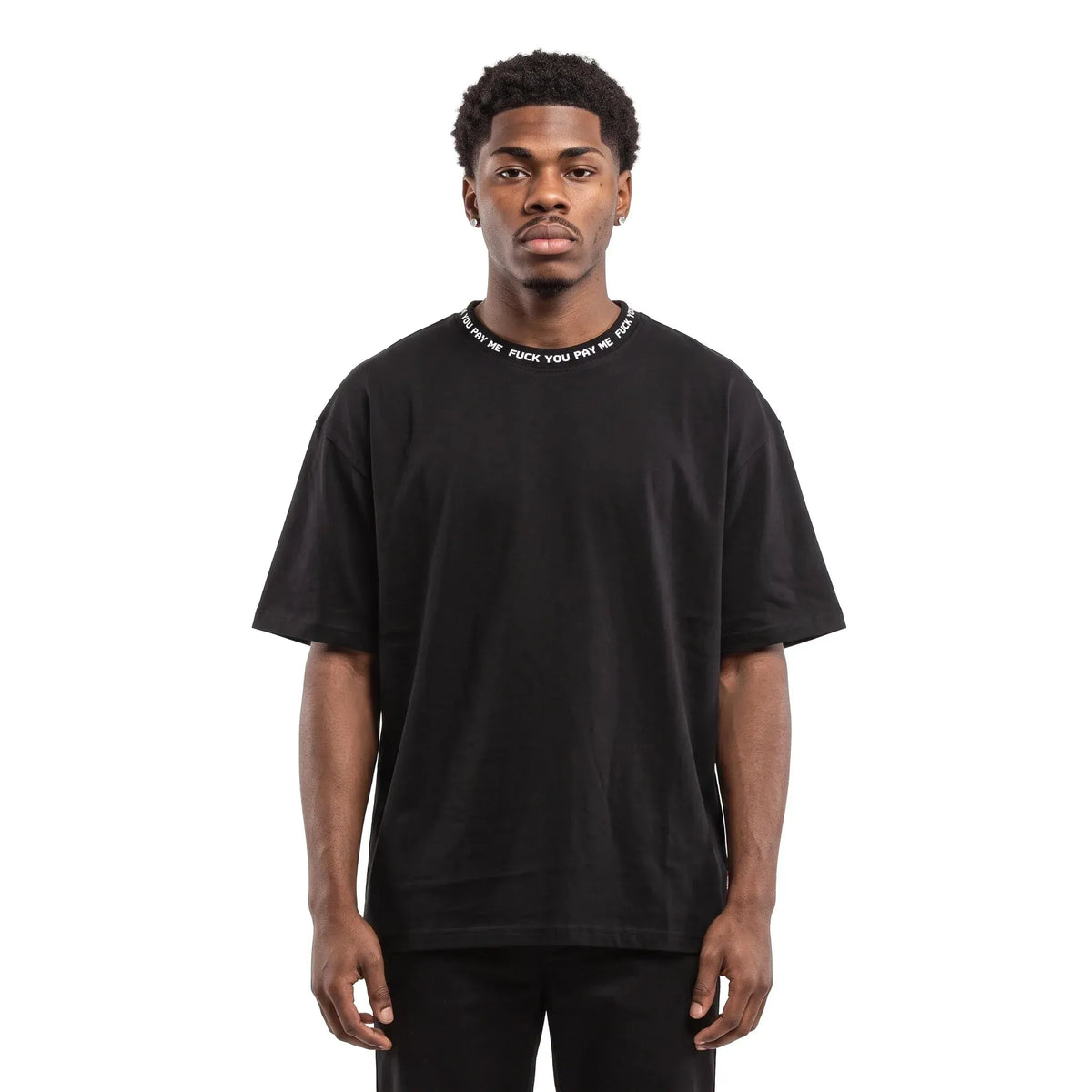 Atelier New Regime x MMS New Era Fuck You Pay me T-Shirt Black