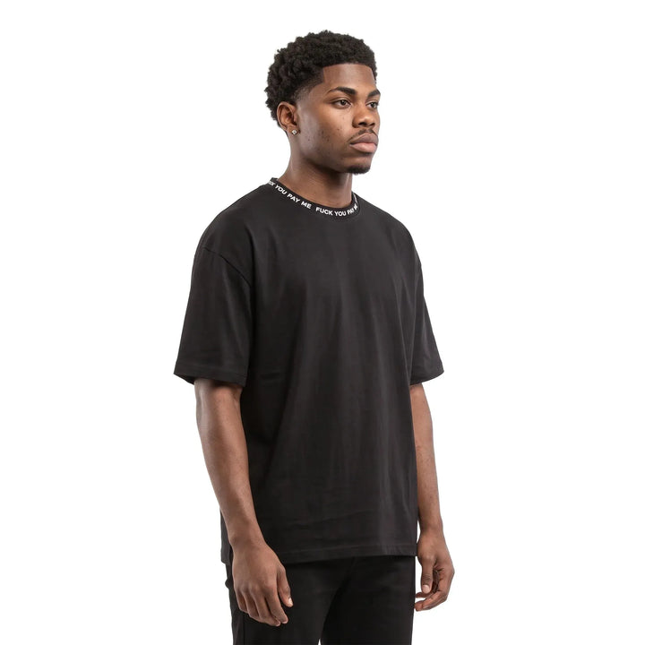 Atelier New Regime x MMS New Era Fuck You Pay me T-Shirt Black