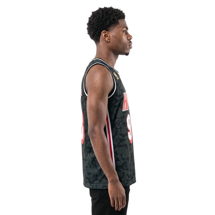 BAPE x Mitchell & Ness Miami Heat Jersey Black