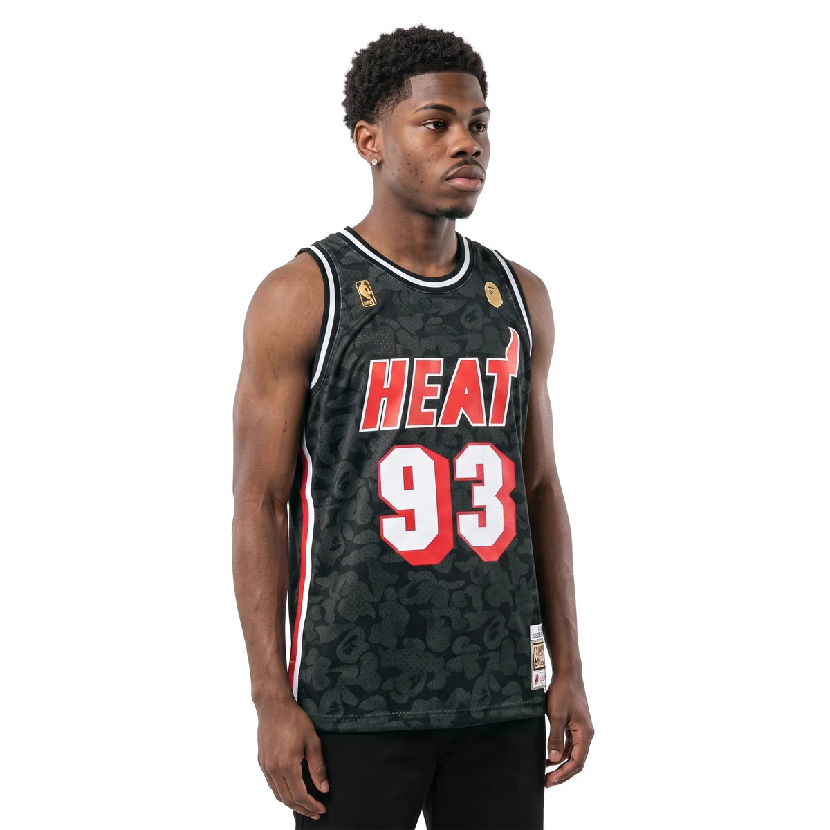 BAPE x Mitchell & Ness Miami Heat Jersey Black