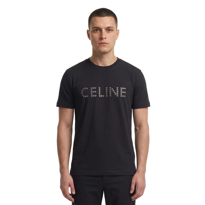 Celine Studded Logo Black T-shirt
