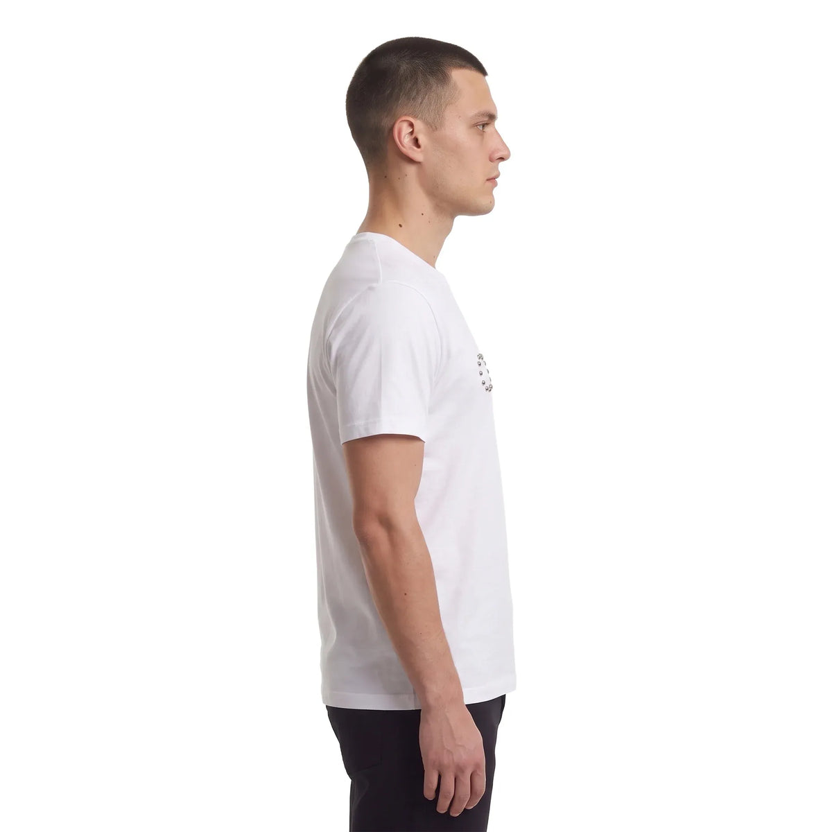 Celine Studded Logo White T-Shirt