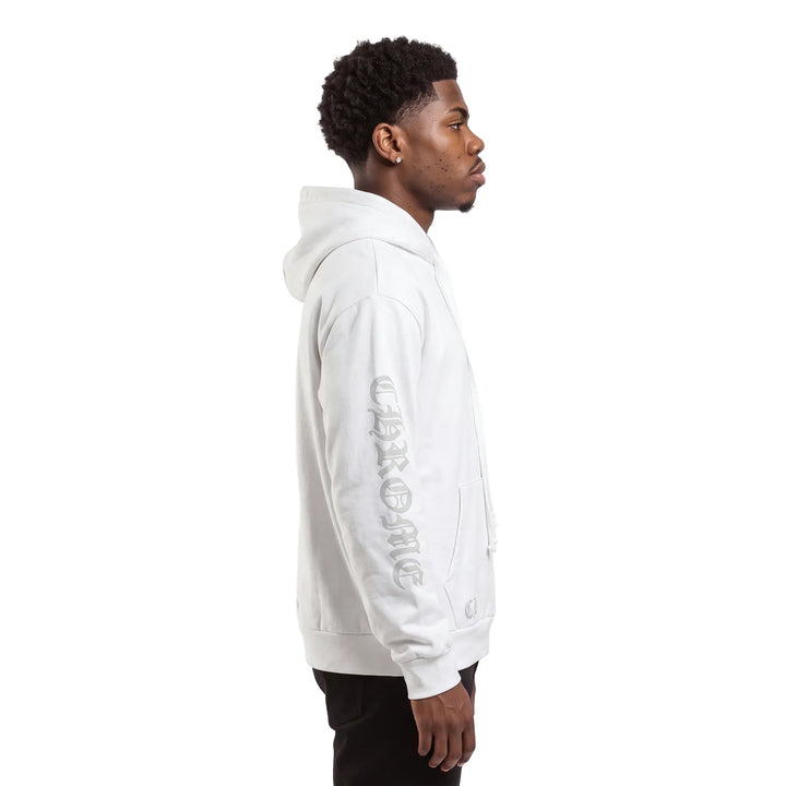 Chrome Hearts Miami Exclusive Chrome Hoodie 'White/Grey'