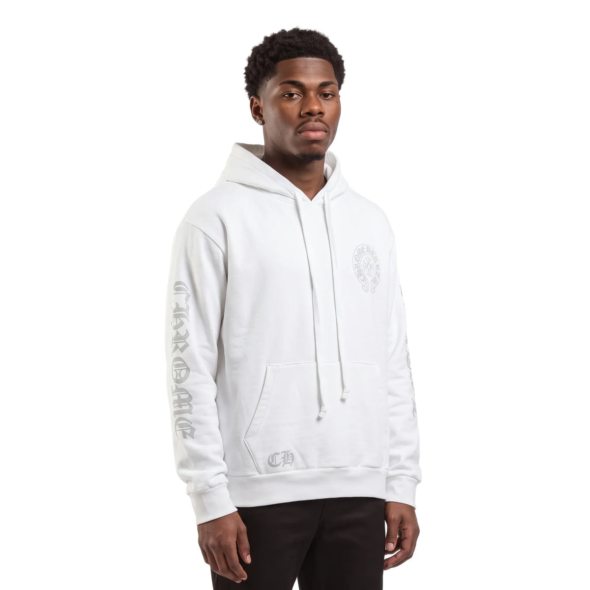 Chrome Hearts Miami Exclusive Chrome Hoodie 'White/Grey'