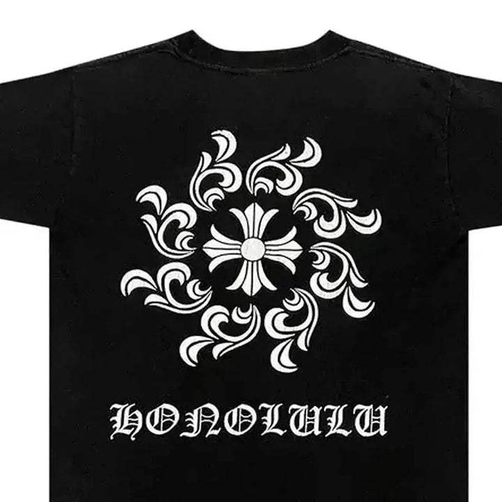 Chrome Hearts Spiral Honolulu T-Shirt Black